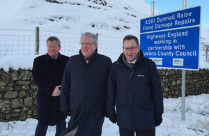 Patrick McLoughlin visits A591