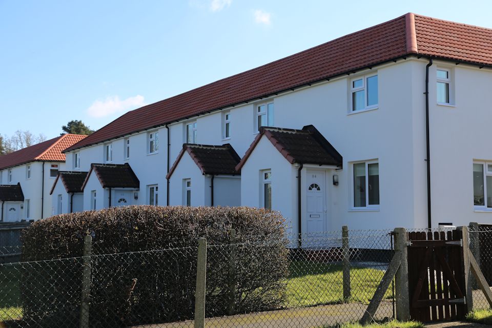 Refurbished service family homes at Keogh Barracks, Ash Vale (Photo: Nicole Herlihy, MOD Crown Copyright)