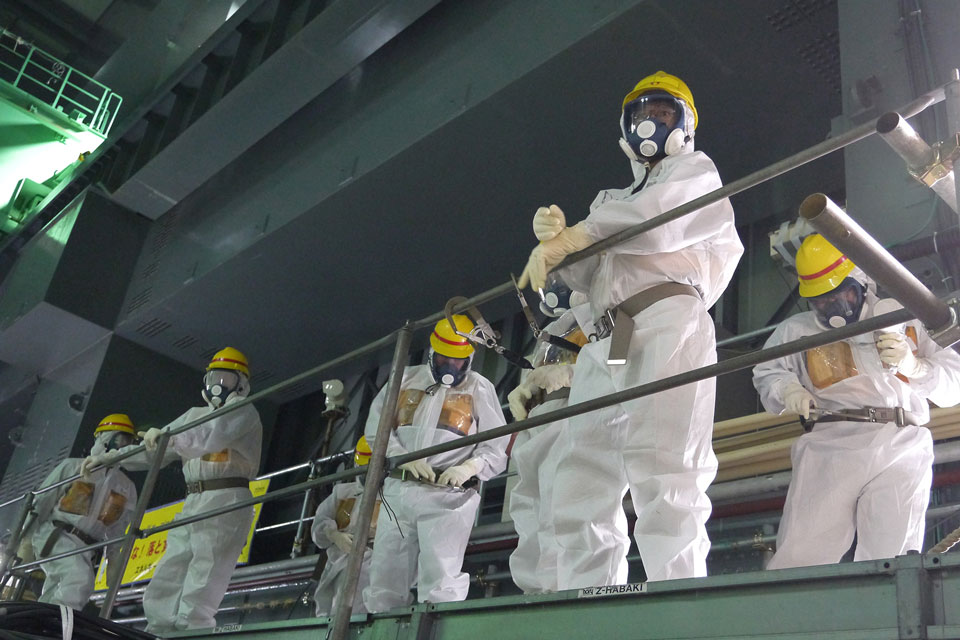 NDA estate staff supporting decommissioning at Fukushima.