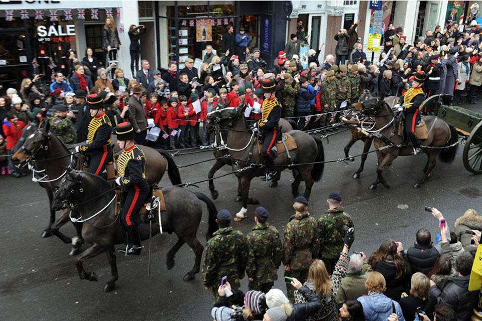 IN PICTURES: King's Troop RHA leaves St John's Wood for new home in Woolwich