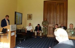 Participants attend the first meeting of the Northern Group Centre for Conceptual Thinking (NGCCT). Crown copyright 2017. All rights reserved.