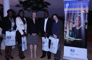 Ambassador Bronnert at a reception for 2013/14 Chevening Scholars