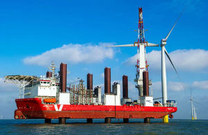 Construction of the London Array. Photograph Credit: London Array Ltd