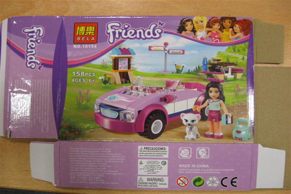 Fake toys seized by Border Force at Stansted
