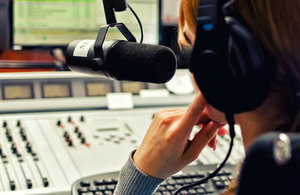 Radio studio image