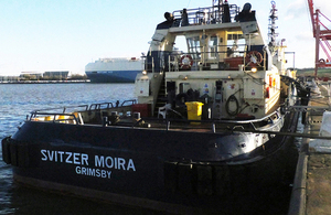 Tug Svitzer Moira alongside