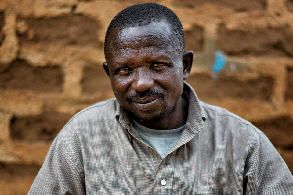 Alfred Ohuda, community leader, Kimodogne village. Photo: MAG International / Sean Sutton