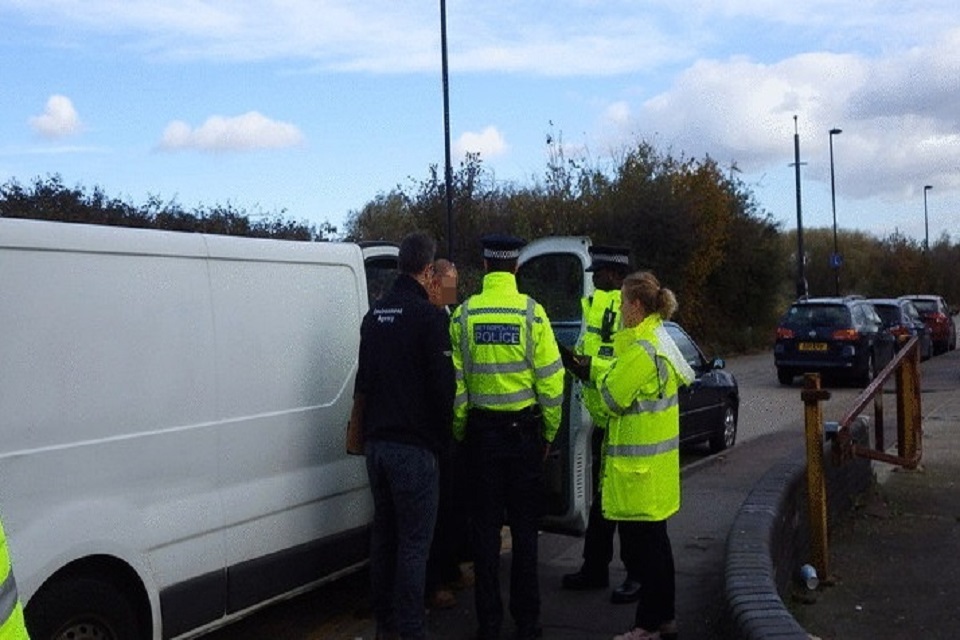 Environment Agency crack down on illegal waste carriers in North London