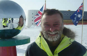 Warrant Officer Al Sylvester on his recent expedition to Antarctica