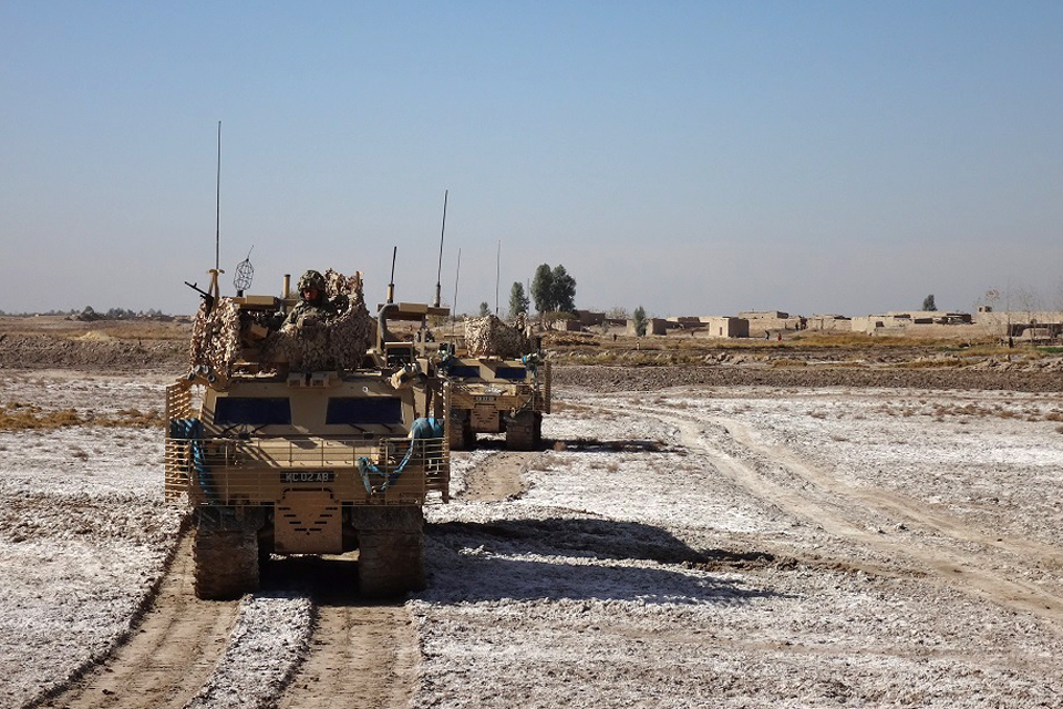 Afghan police seize bomb parts with support of British troops