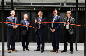 Left to right: James Tyler, Group Marketing & Communications Director TelecityGroup, Matthew Lodge, British Ambassador to Finland, Rt Hon Dr Vince Cable MP, Marko Vanninen, MD TelecityGroup Finland, Sami Holopainen, Sales Director TelecityGroup Finland.