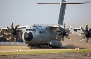 The RAF's Airbus A400M transport aircraft will be known as Atlas (stock image)