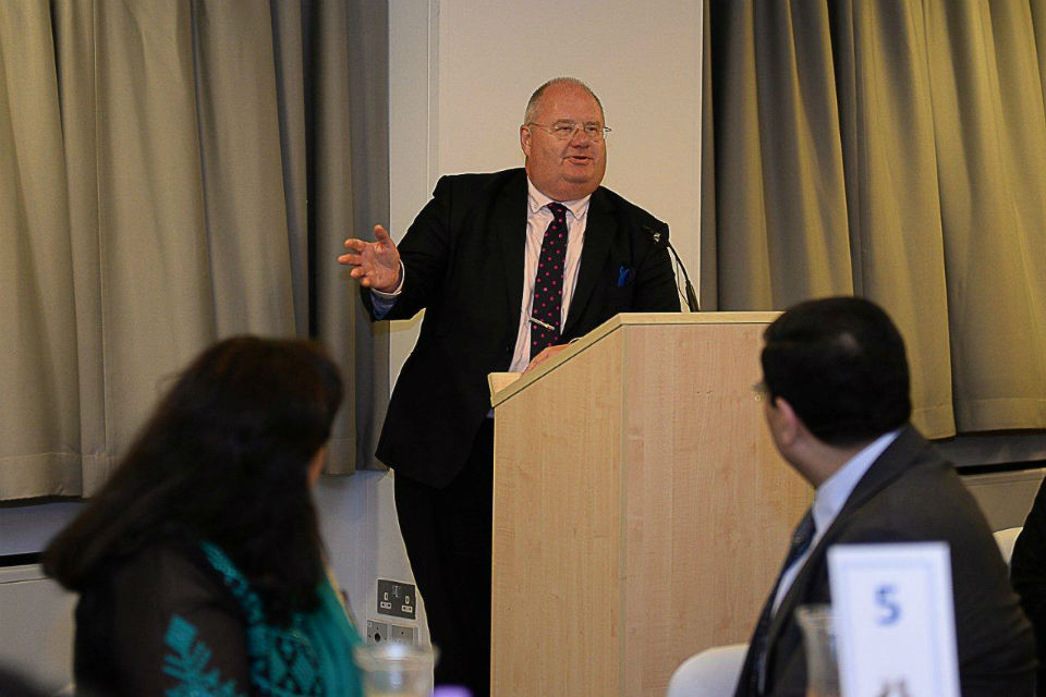 Eric Pickles speaks at the Hounslow Big Iftar