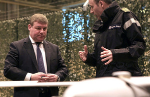 Mark Francois speaks to Royal Navy Commander Bow Wheaton about his experience of the Scan Eagle unmanned aerial system