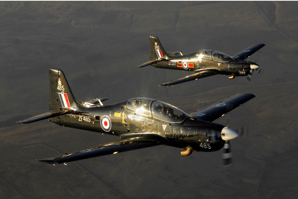 RAF Tucanos support front line operations