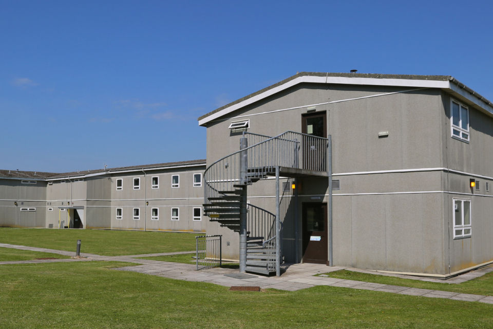 Temporary Accommodation Units at Corunna Barracks set to be reused at other MOD sites. [Picture: Nicole Herlihy, Crown Copyright MOD 2015)