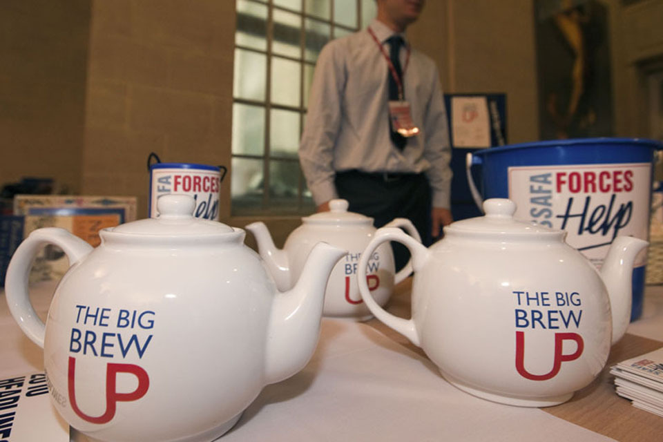 MOD brews up for Service charity