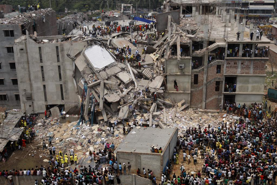 Dhaka: collapse of Ssavar building (Rana Plaza)collapse. Photo Credit: Jaber Al Nahian.