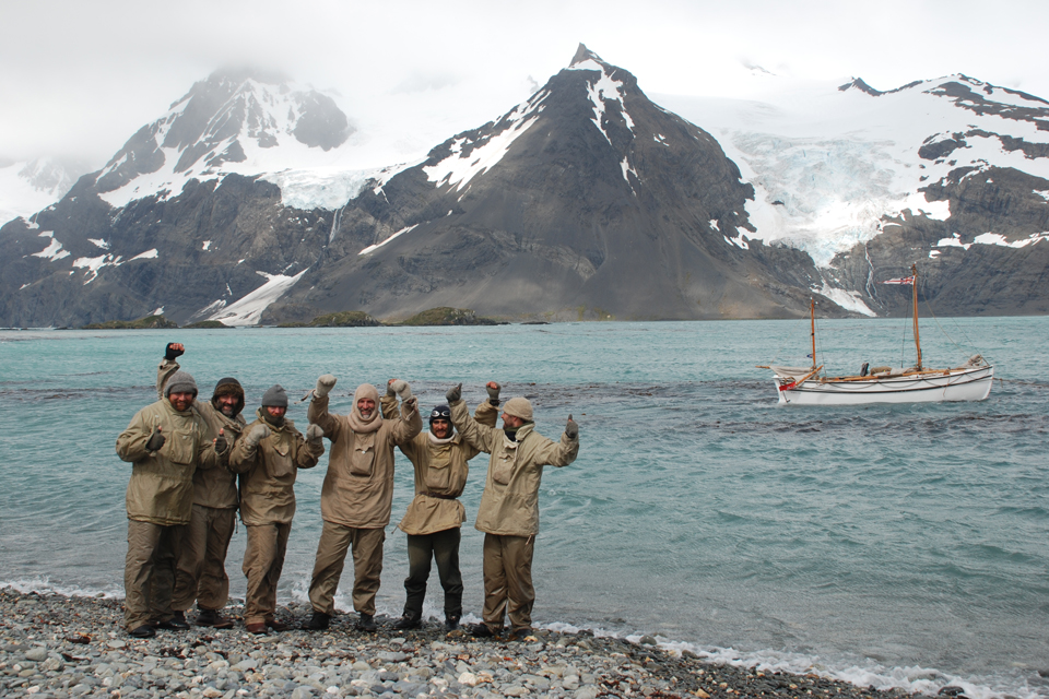 The 6 members of the 2013 Shackleton Epic expedition