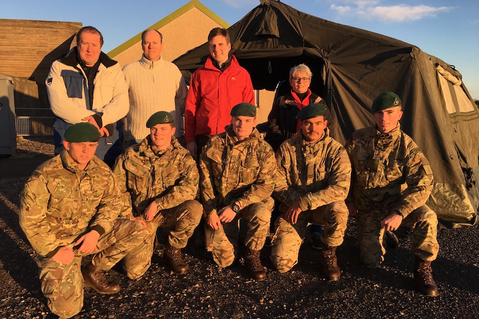 As part of the Armed Forces Visit Programme, a group of MSPs visited the Royal Marine base at Arbroath.