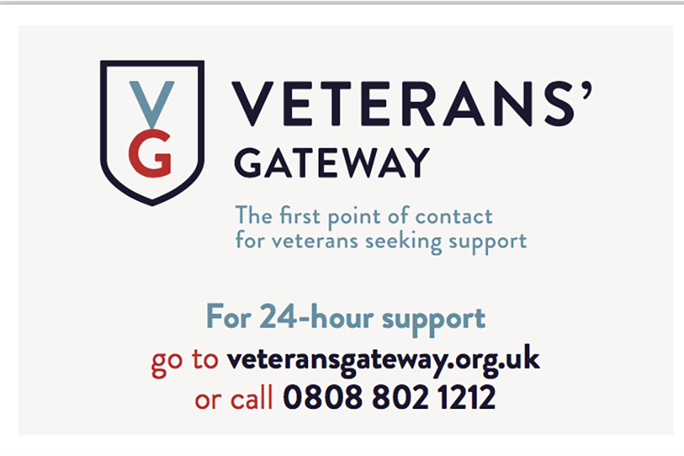 New Gateway will help veterans get support on civvy street