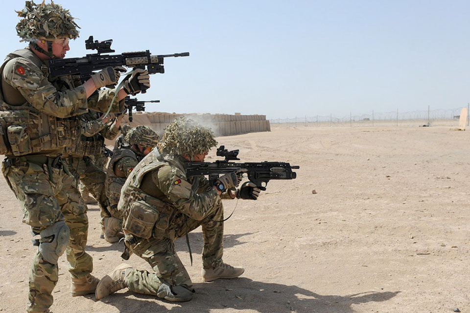 IN PICTURES: Royal Anglians' final training stage in Afghanistan