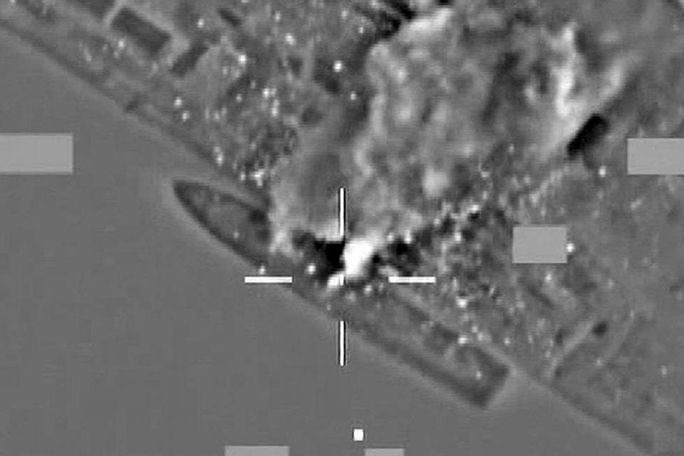 RAF strikes Gaddafi's Navy