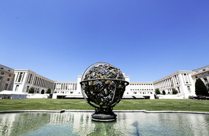 The UNCTAD Trade and Development Board takes place at the Palais des Nations in Geneva