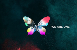We are one poster with butterfly Credits: EBU/Respective broadcasters