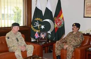 THE UK’S CHIEF OF THE GENERAL STAFF VISITS PAKISTAN