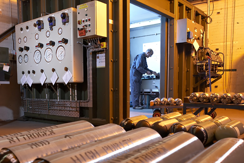 Ukas accredited cylinder inspection and test
