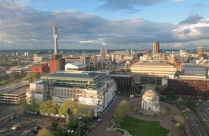 Birmingham cityscape.