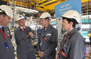 Minister praises Sellafield's 'world-class workforce'