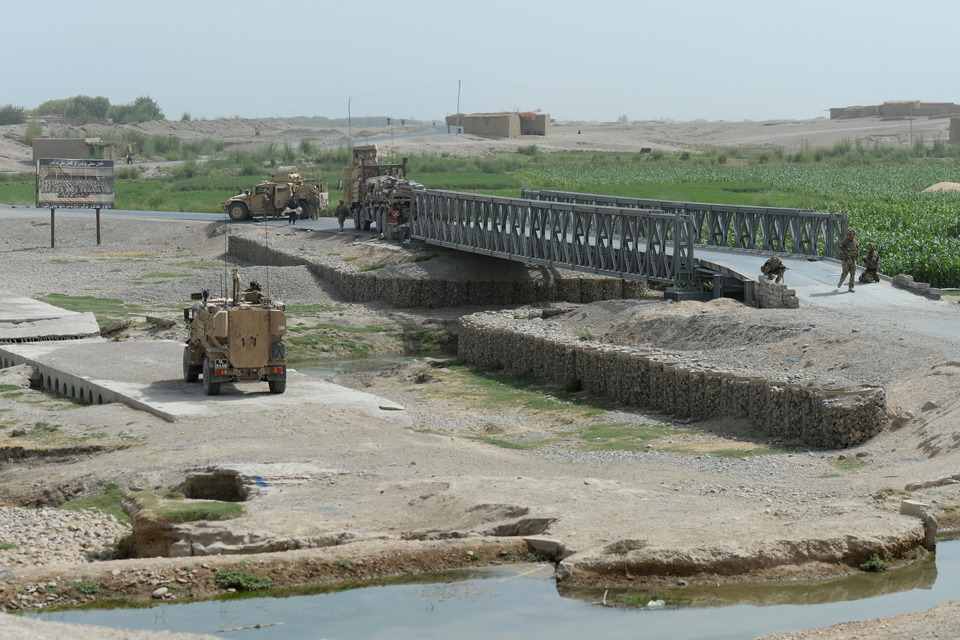 Royal Engineers repair key Helmand bridge