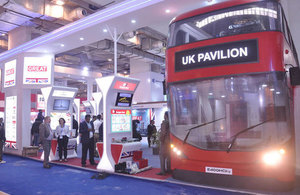 UK pavilion at Auto Expo 2016 New Delhi