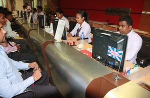 In Sri Lanka, approximately 6,000 applicants a year apply for student visas to the UK.