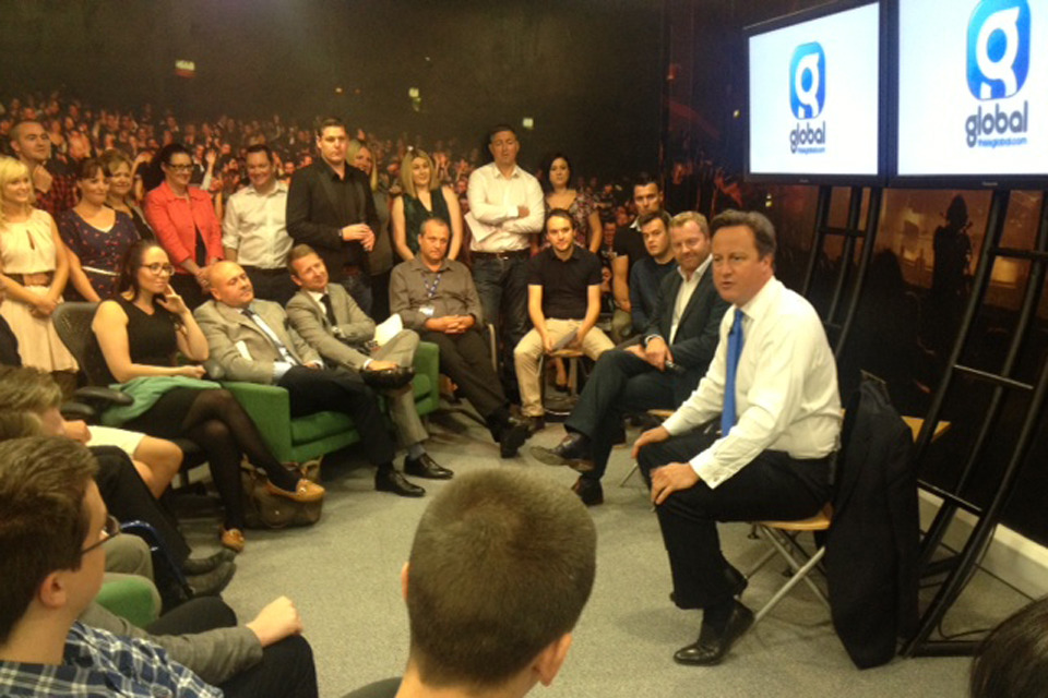 Prime Minister’s Q&A at Global Radio in Manchester