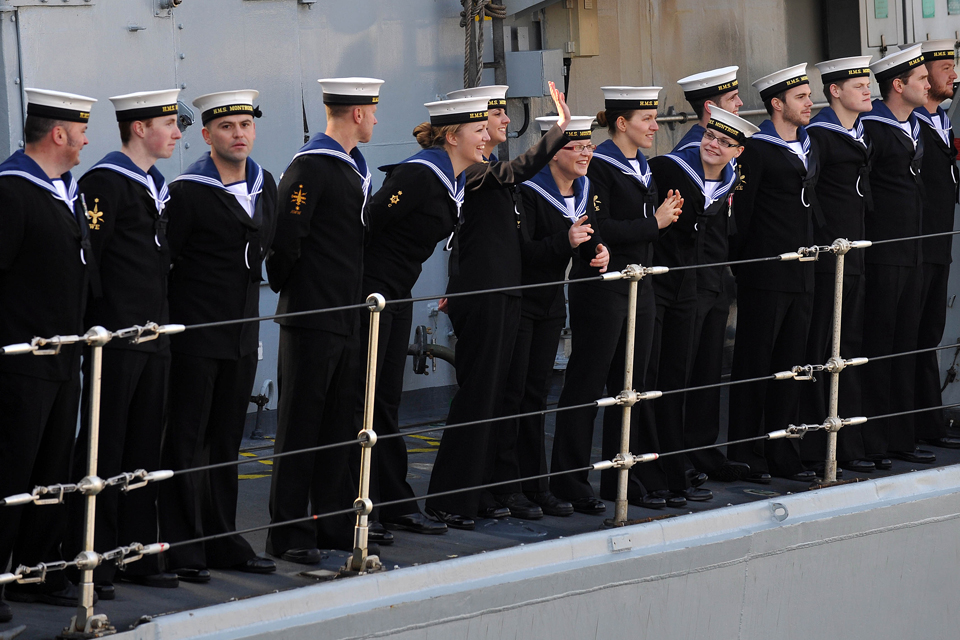 Members of the ship's company 