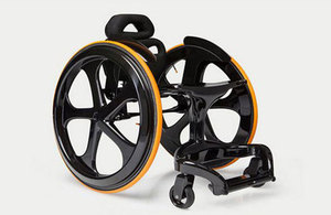 Image of a Carbon Black wheelchair