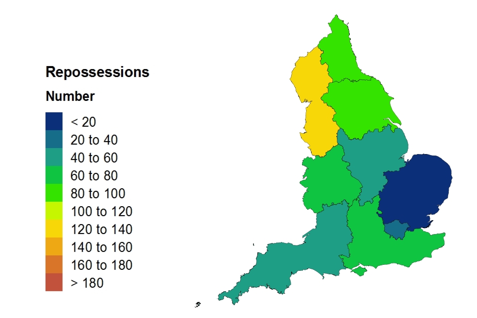 repossessions heat map