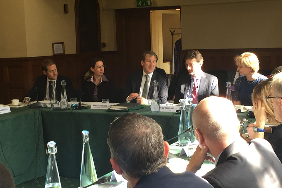 Damian Hinds reaffirms government’s commitment to oil and gas industry