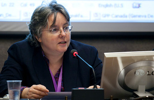 Ambassador Jo Adamson, Head of Delegation to the Conference on Disarmament in Geneva