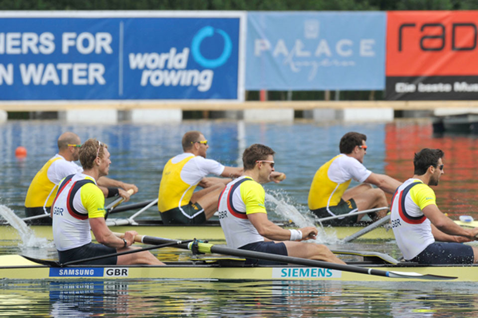 Armed Forces rowers win gold at World Cup