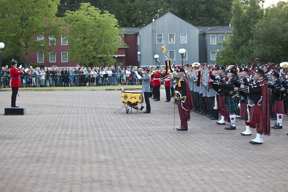 The musical farewell ceremony in Mönchengladbach