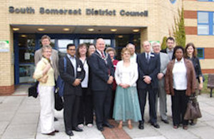 Champions of participation from Kenya, Bosnia, Argentina, Norway and the UK visit South Somerset District Council in June 2007