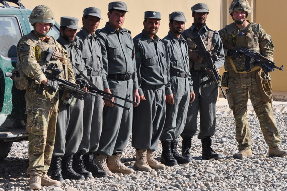 Improved security allows British troops to close Afghan base