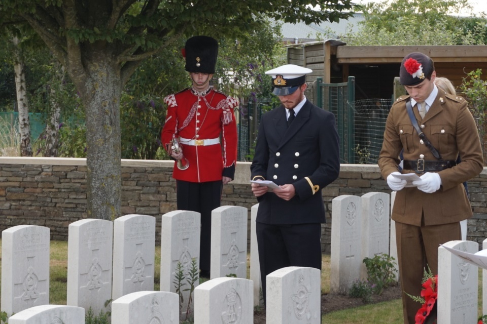 Grave of Yorkshire born WW1 second lieutenant finally rededicated nearly a century later