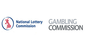National Lottery Commission and Gambling Commission logos