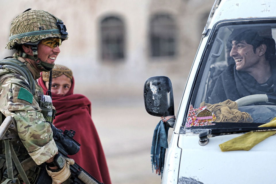 3 PARA return to Helmand town to recruit police officers