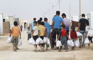 مخيم للاجئين السوريين في الأردن